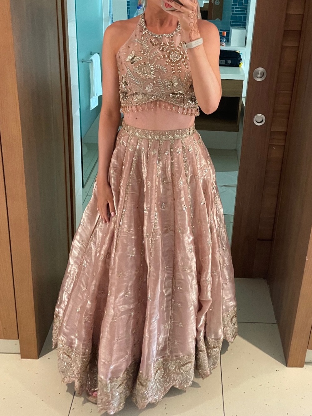 Blush Pink Lehenga - Picture 3 of 3